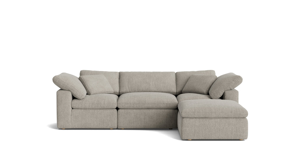 Movie Night™ Sofá modular de 4 piezas estándar color crema