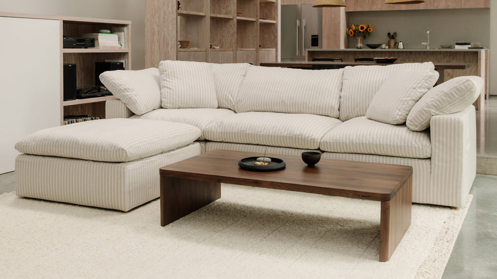 Movie Night™ Sofá modular de 4 piezas estándar color crema