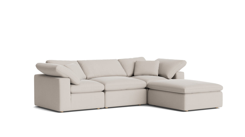 Movie Night™ Sofá modular de 4 piezas estándar color crema