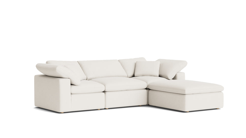 Movie Night™ Sofá modular de 4 piezas estándar color crema