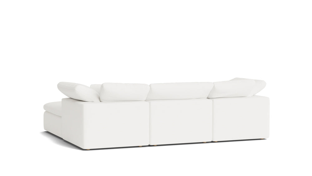 Movie Night™ Sofá modular de 4 piezas estándar color marfil