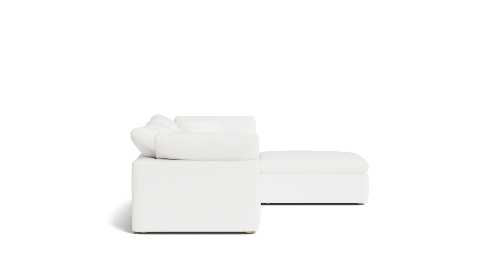 Movie Night™ Sofá modular de 4 piezas estándar color marfil