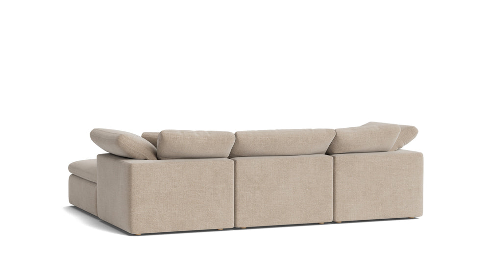 Movie Night™ Sofá modular de 4 piezas estándar color crema
