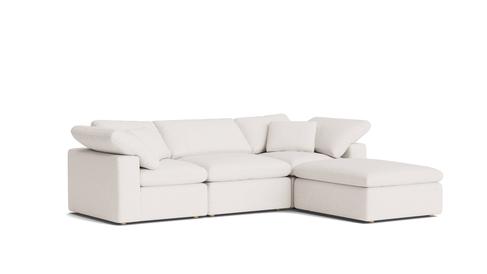 Movie Night™ Sofá modular de 4 piezas estándar color crema