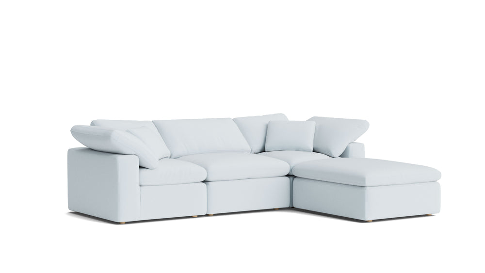 Movie Night™ Sofá modular de 4 piezas estándar color crema