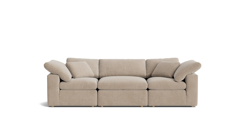 Movie Night™ Sofá modular de 3 piezas, estándar, champán