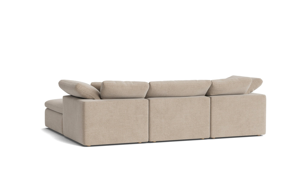 Movie Night™ seccional modular en U de 5 piezas, estándar, trufa