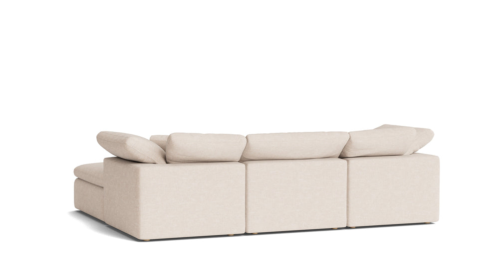 Movie Night™ seccional modular en U de 5 piezas, estándar, trufa