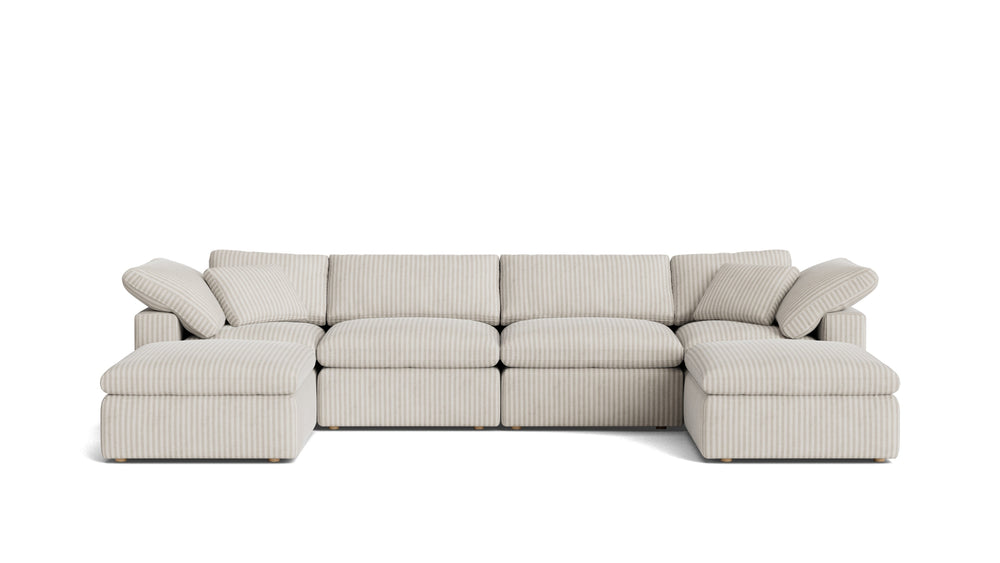 Movie Night™ Seccional modular en U de 6 piezas, estándar, Cove
