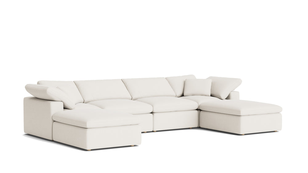 Movie Night™ Seccional modular en U de 6 piezas, estándar, Cove