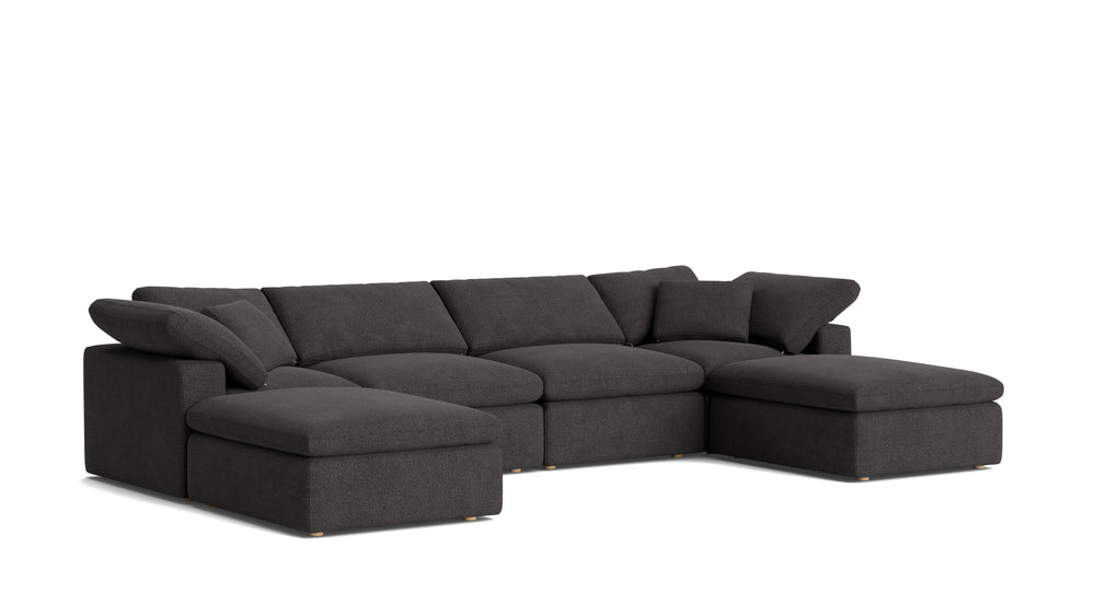 Movie Night™ Seccional modular en U de 6 piezas, estándar, Cove