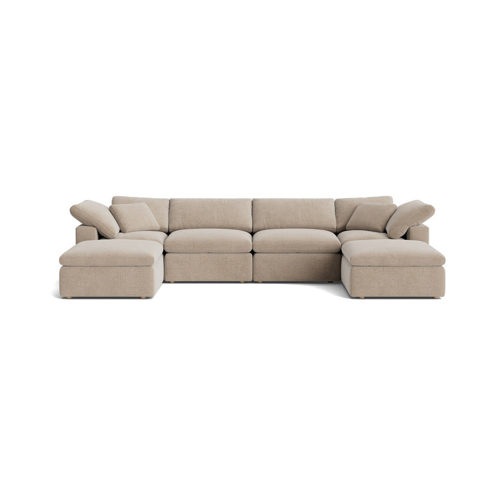 Movie Night™ Seccional modular en U de 6 piezas, estándar, Cove