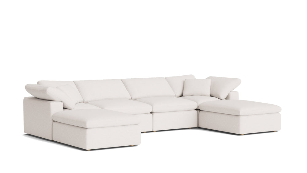 Movie Night™ Seccional modular en U de 6 piezas, estándar, Cove