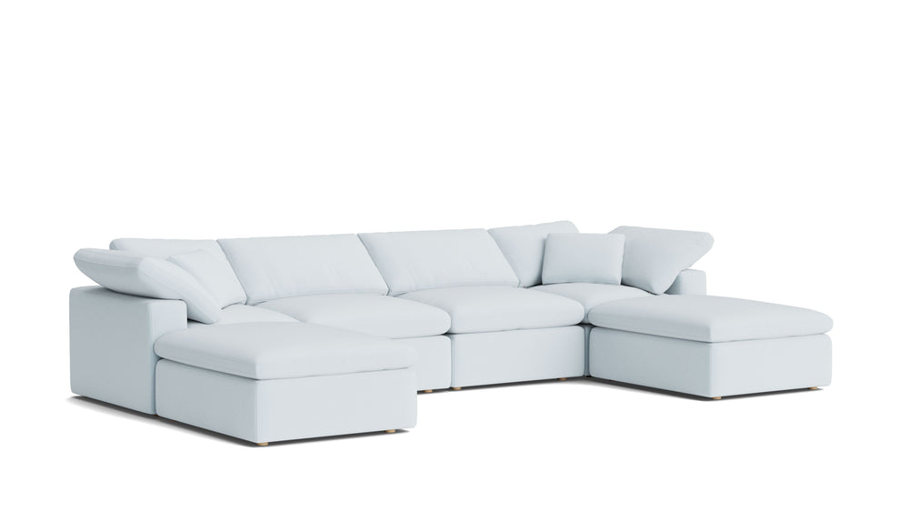 Movie Night™ Seccional modular en U de 6 piezas, estándar, Cove