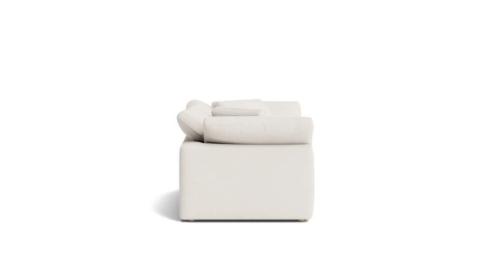 Movie Night™ Sofá modular de 2 piezas, grande, lino color crema