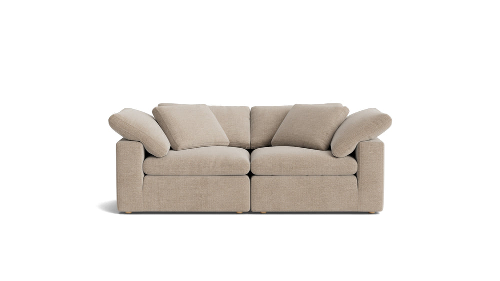 Movie Night™ Sofá modular de 2 piezas, grande, champán