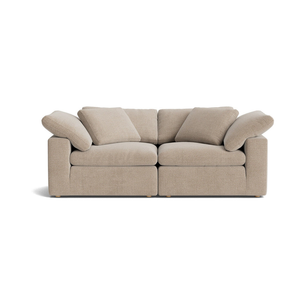 Movie Night™ Sofá modular de 2 piezas, grande, champán