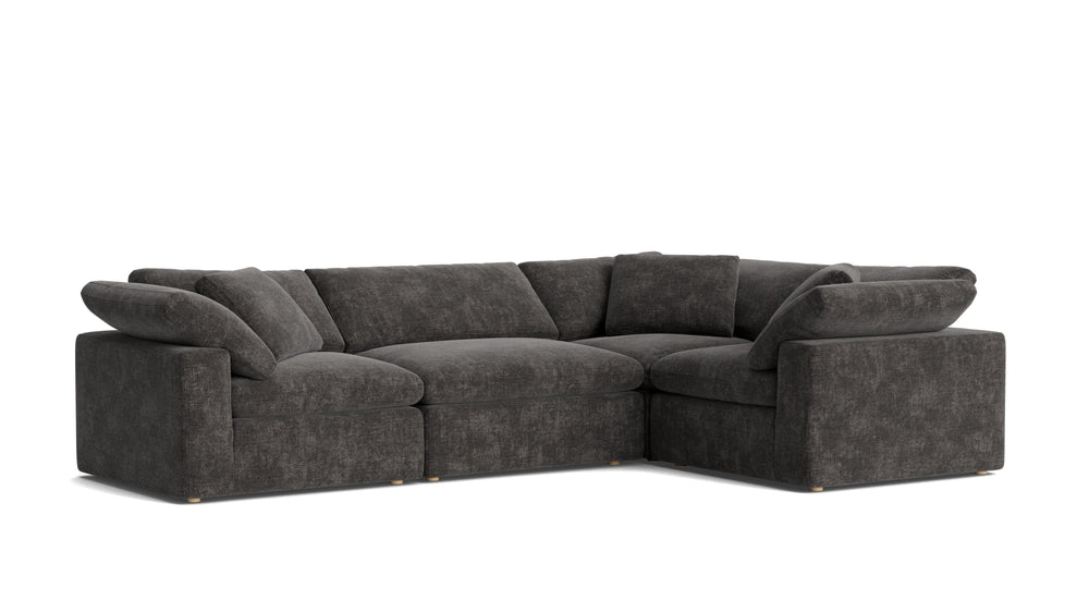 Movie Night™ Seccional modular de 4 piezas cerrado, grande, Cove