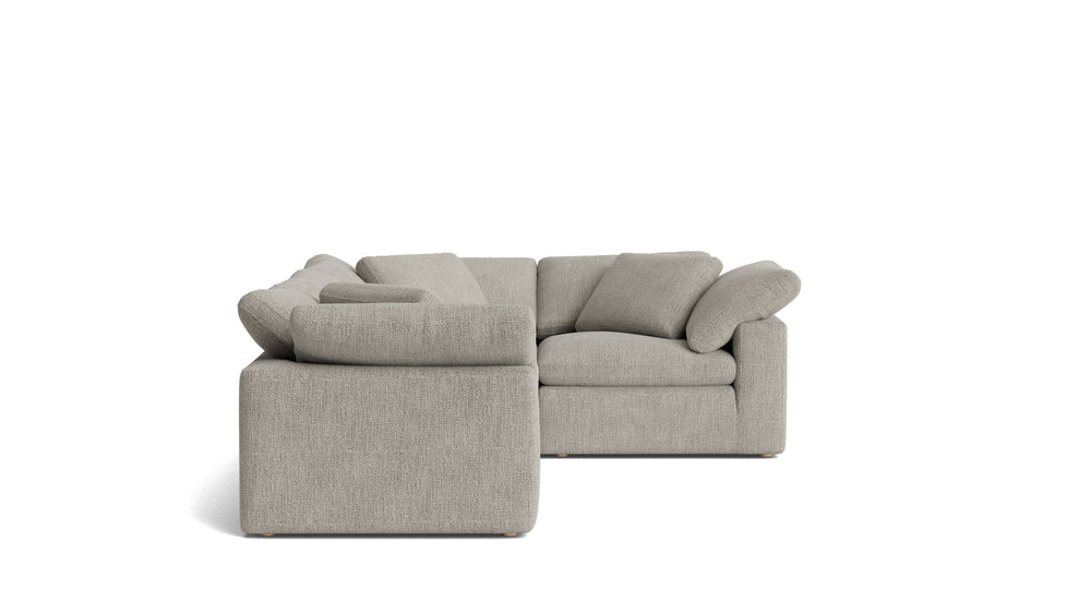 Movie Night™ Seccional modular de 4 piezas, cerrado, grande, avena