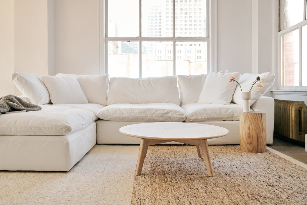 Movie Night™ Seccional modular de 4 piezas, cerrado, grande, avena