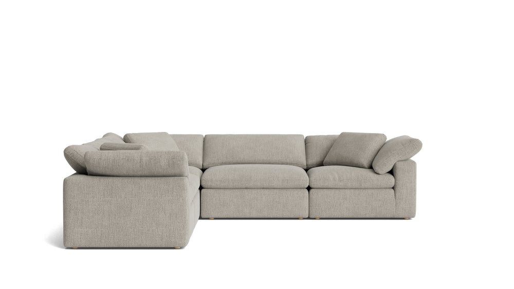 Movie Night™ seccional modular cerrado de 5 piezas, grande, Brie