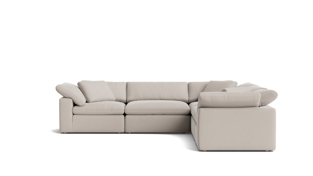 Movie Night™ seccional modular cerrado de 5 piezas, grande, Brie