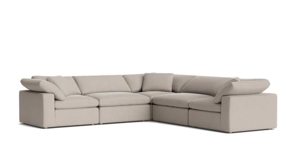 Movie Night™ seccional modular cerrado de 5 piezas, grande, Brie
