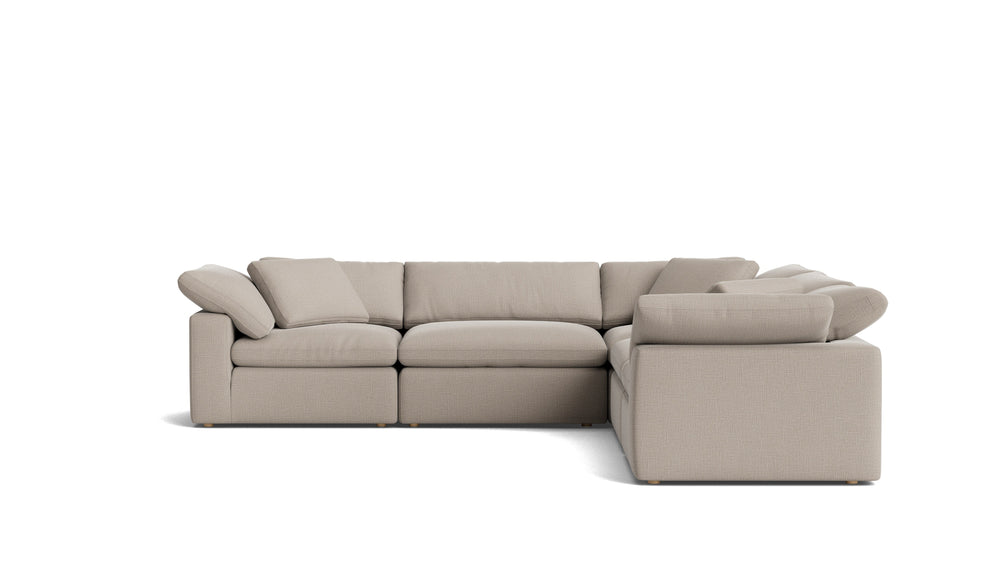 Movie Night™ seccional modular cerrado de 5 piezas, grande, Brie