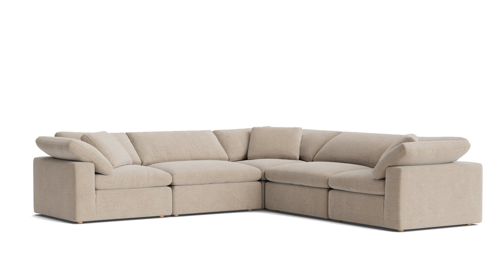 Movie Night™ seccional modular cerrado de 5 piezas, grande, Brie