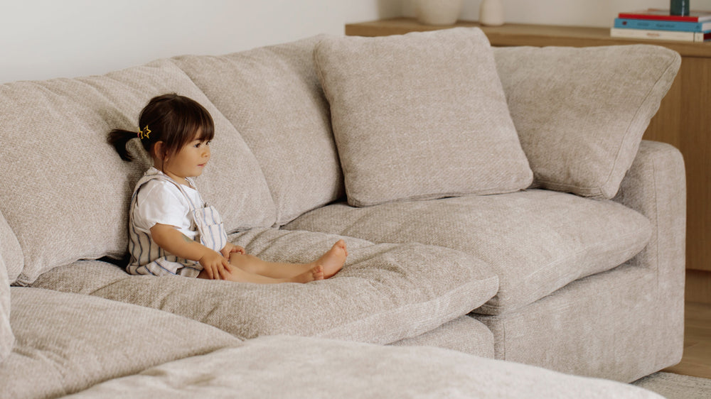 Movie Night™ seccional modular cerrado de 5 piezas, grande, Brie