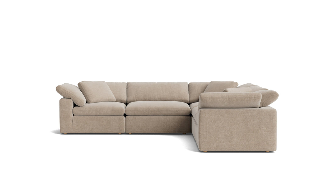 Movie Night™ seccional modular cerrado de 5 piezas, grande, Brie