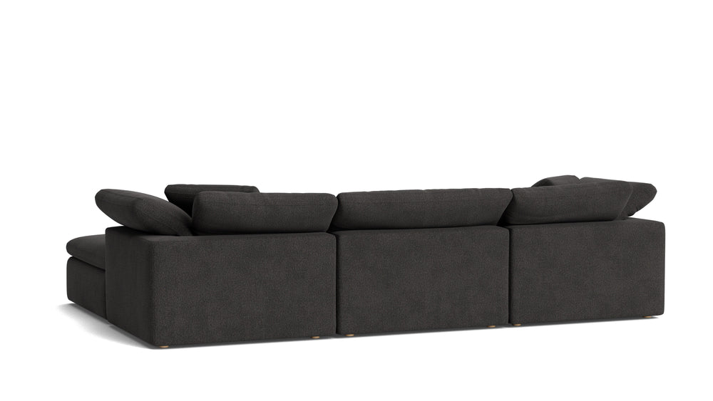Movie Night™ seccional modular en forma de U de 5 piezas, grande, Dark Shadow