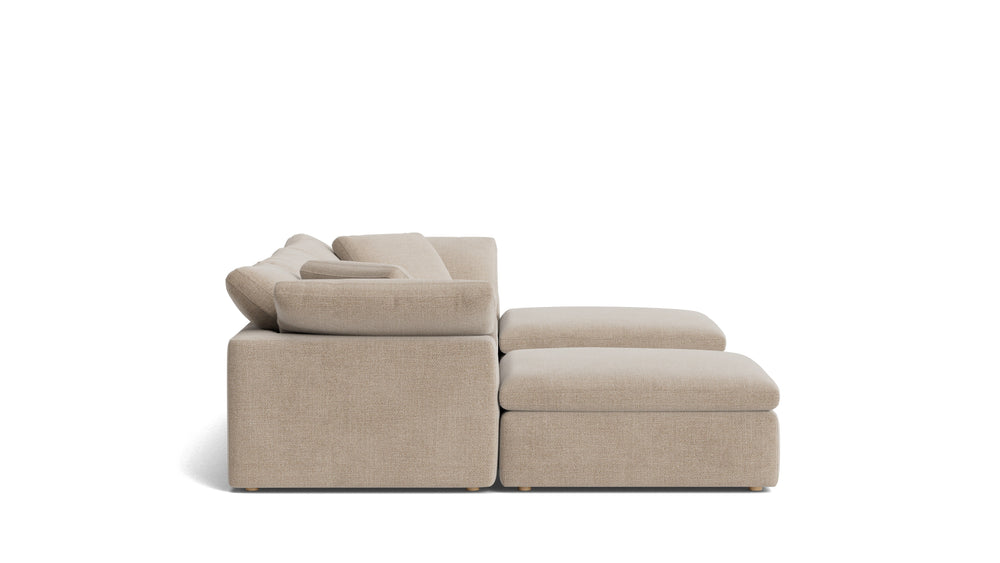 Movie Night™ Seccional modular en U de 5 piezas, grande, champán