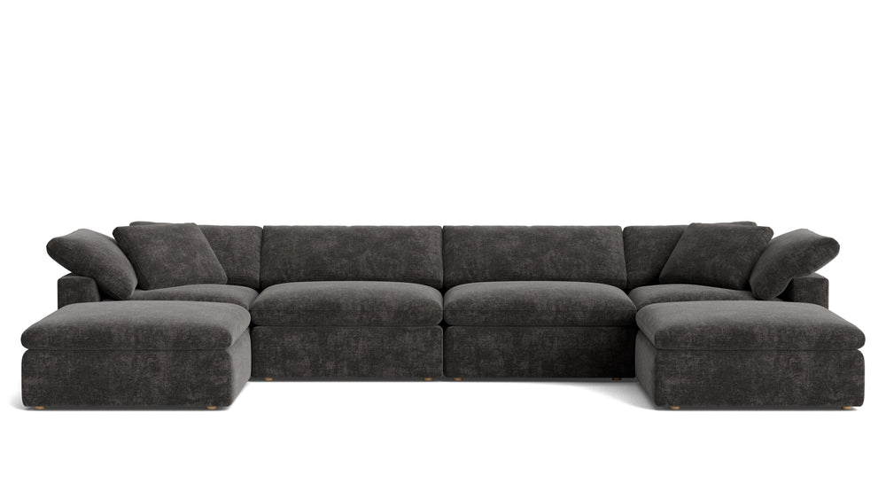 Movie Night™ Seccional modular en U de 6 piezas, grande, Brie