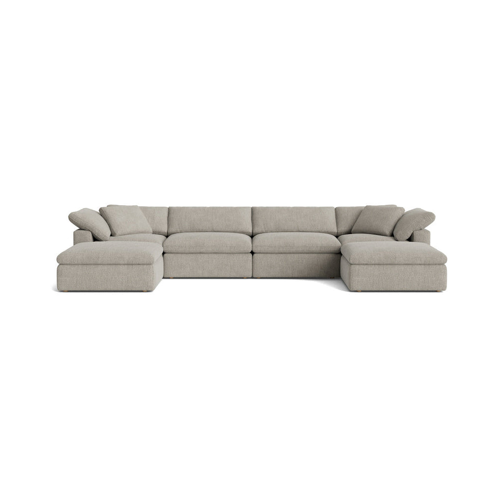 Movie Night™ Seccional modular en U de 6 piezas, grande, Brie