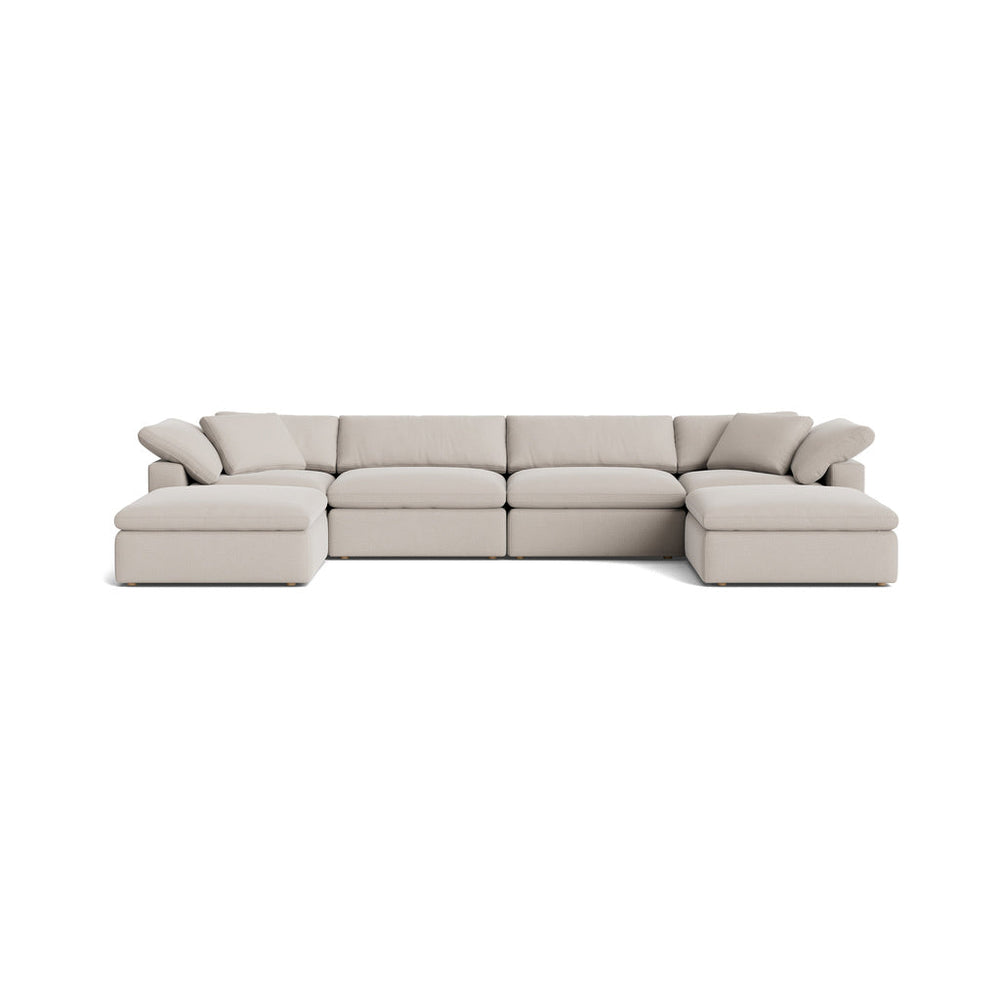 Movie Night™ Seccional modular en U de 6 piezas, grande, Brie