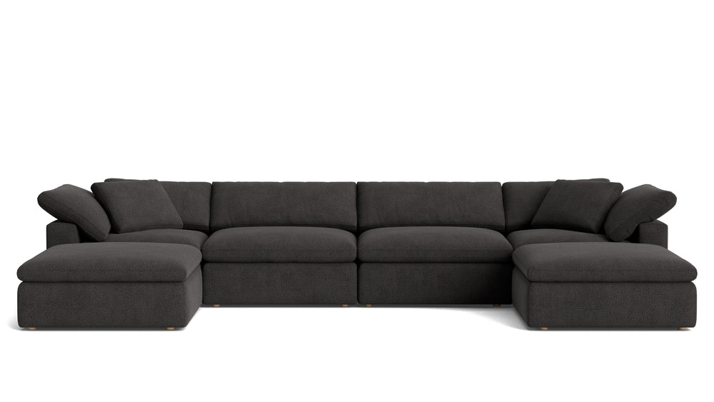 Movie Night™ Seccional modular en U de 6 piezas, grande, Brie