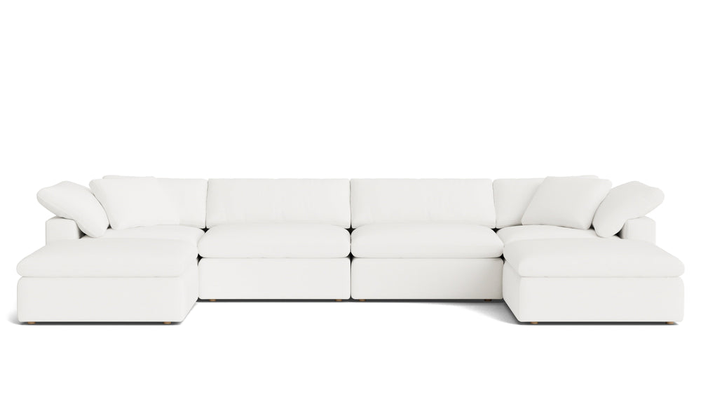Movie Night™ Seccional modular en U de 6 piezas, grande, Brie