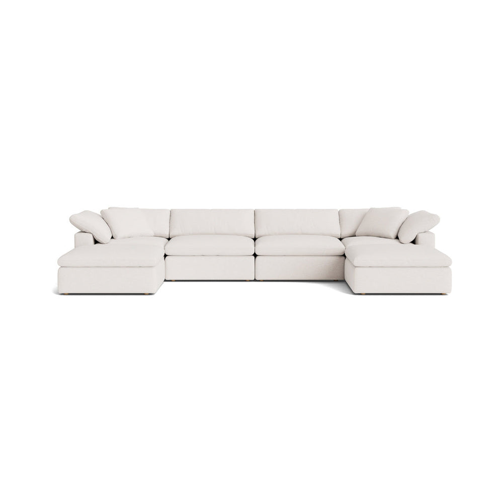 Movie Night™ Seccional modular en U de 6 piezas, grande, Brie