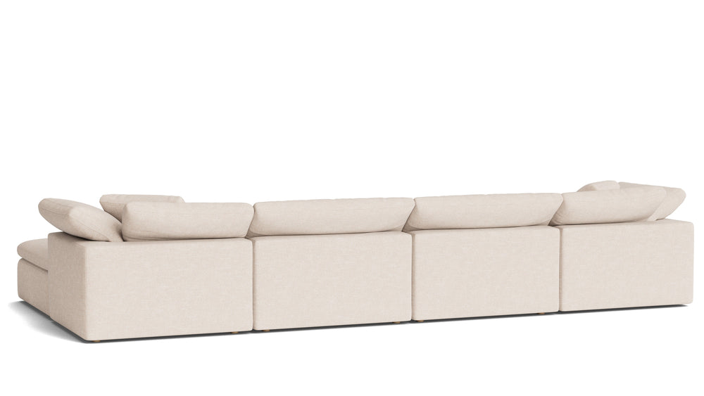 Movie Night™ Seccional modular en U de 6 piezas, grande, Brie