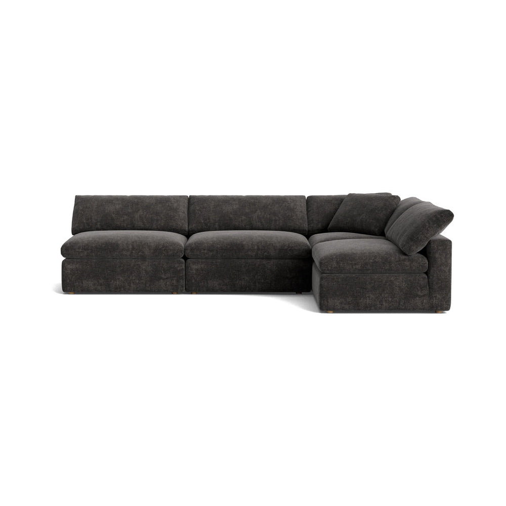 Movie Night™ Seccional modular de 4 piezas abierto, grande, trufa