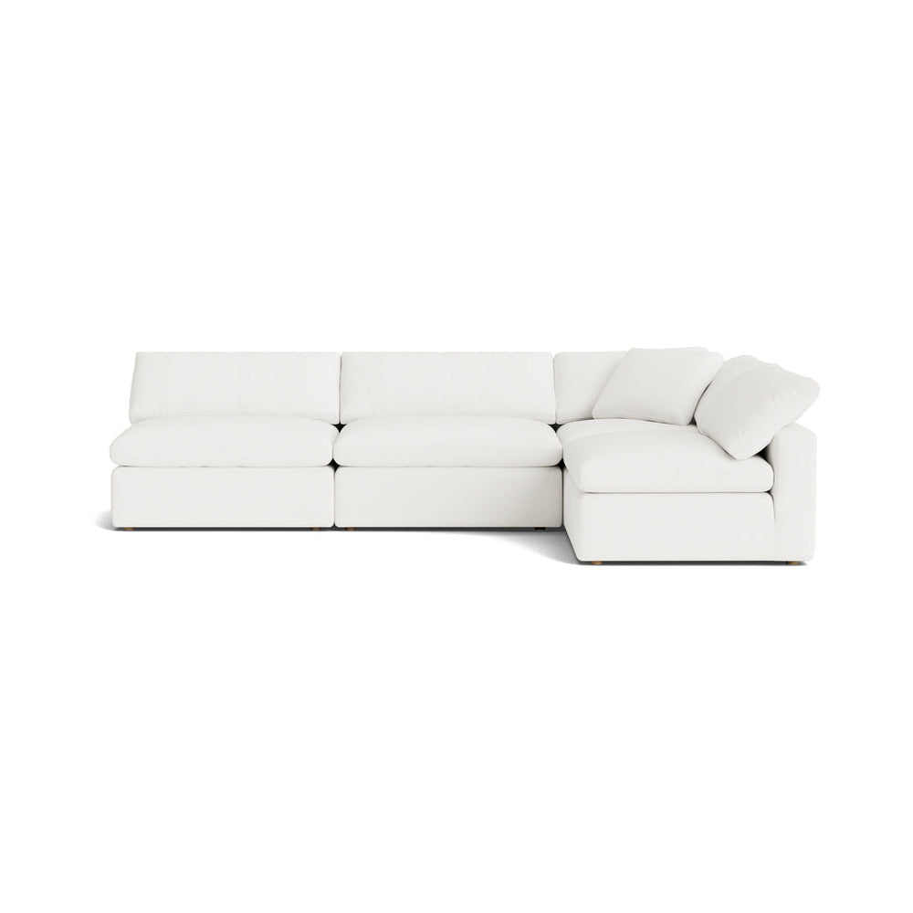 Movie Night™ seccional modular abierto de 4 piezas, grande, Brie