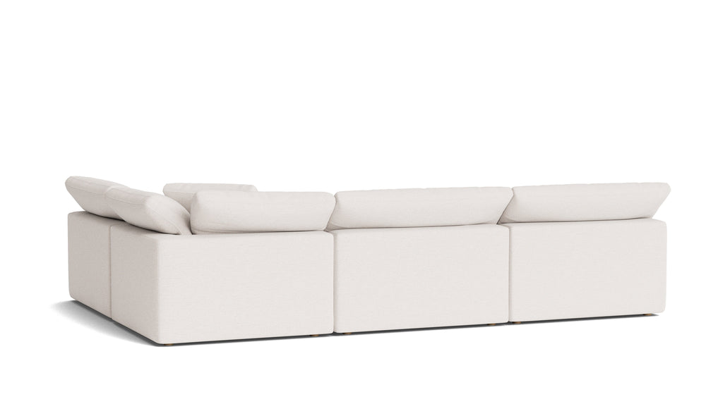 Movie Night™ seccional modular abierto de 4 piezas, grande, Brie