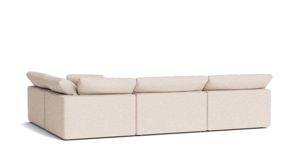 Movie Night™ Seccional modular abierto de 4 piezas, grande, Sunbeam