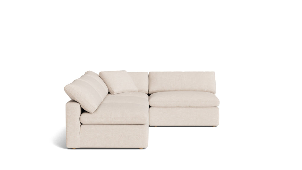 Movie Night™ Seccional modular abierto de 4 piezas, grande, Sunbeam