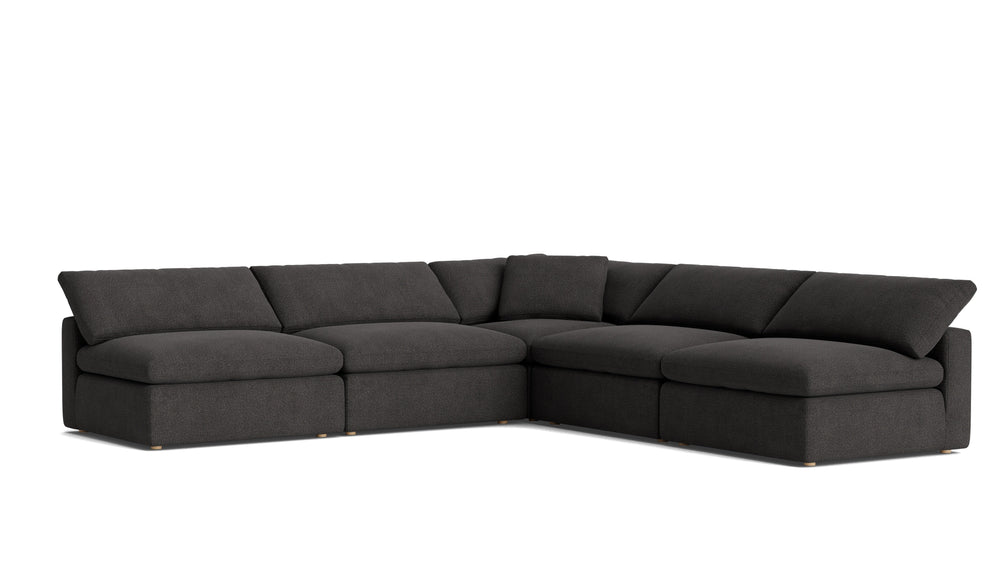 Movie Night™ Seccional modular abierto de 5 piezas, grande, Brie