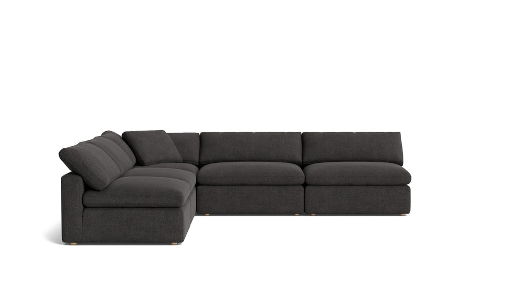 Movie Night™ Seccional modular abierto de 5 piezas, grande, Brie