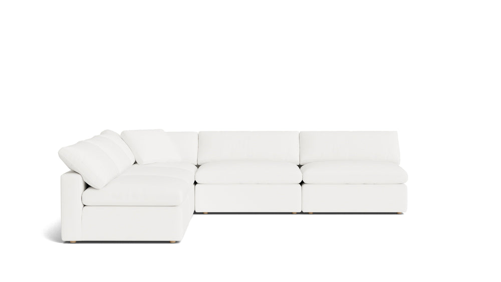 Movie Night™ Seccional modular abierto de 5 piezas, grande, Brie