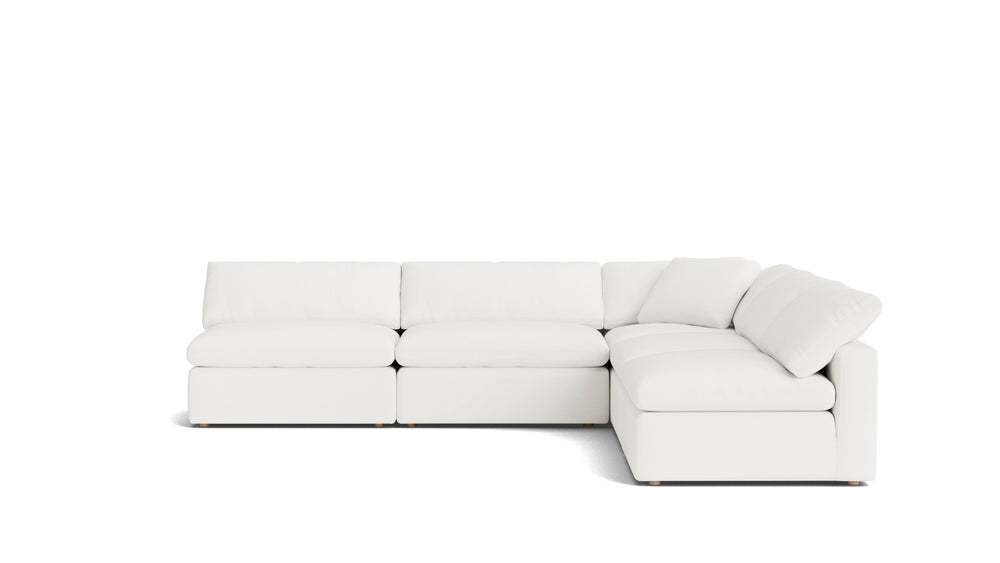 Movie Night™ Seccional modular abierto de 5 piezas, grande, Brie