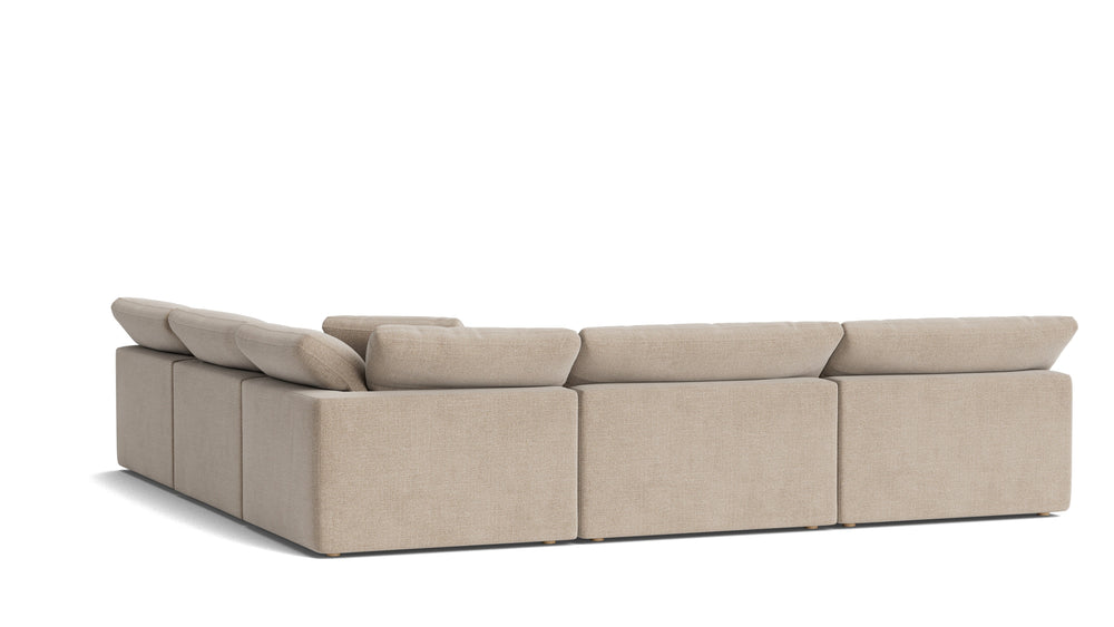 Movie Night™ Seccional modular abierto de 5 piezas, grande, Brie